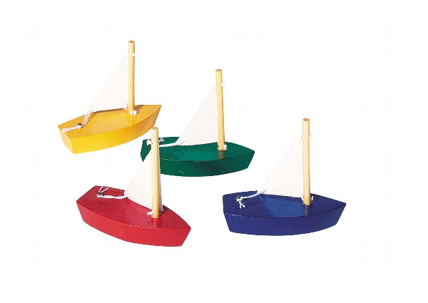 Mini-Segelboote 4 Set